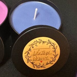 Vintage Reserve Blue Candle